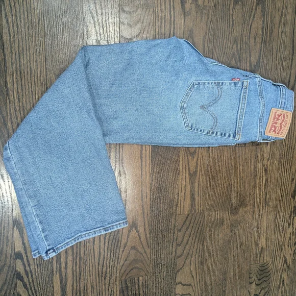 Levi's Men's Denim Blue Straight Jeans - Picture 5 of 5